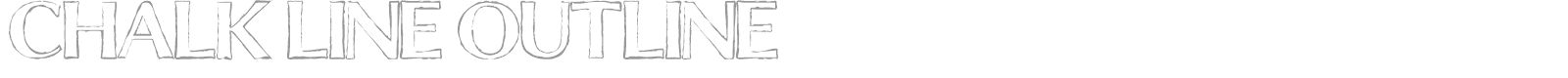 Chalk Line Outline font preview